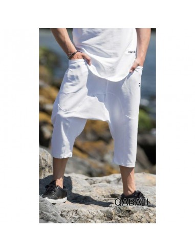 Sarouel Pantacourt Nautik Blanc -Qaba'il