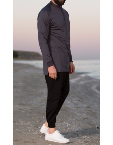 Sweat Longline Qaba'il Gris