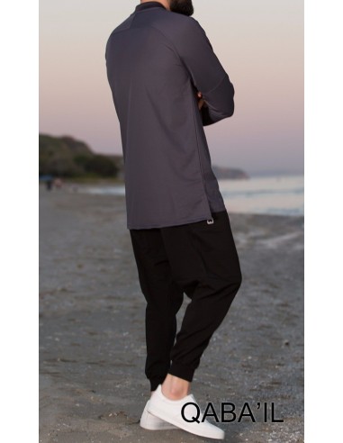 Sweat Longline Qaba'il Gris
