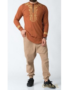 Sweat Iznit Africain Brique...