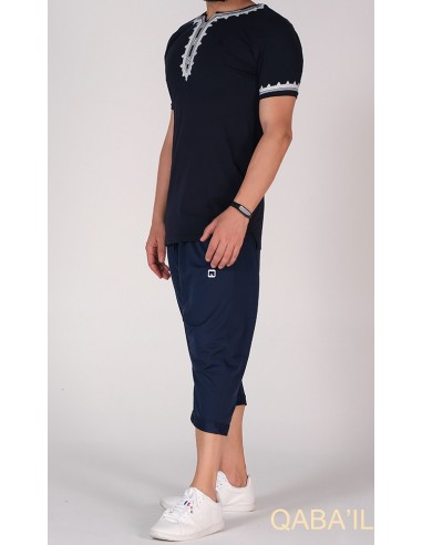 tee shirt etniz  bleu nuit- Qaba'il