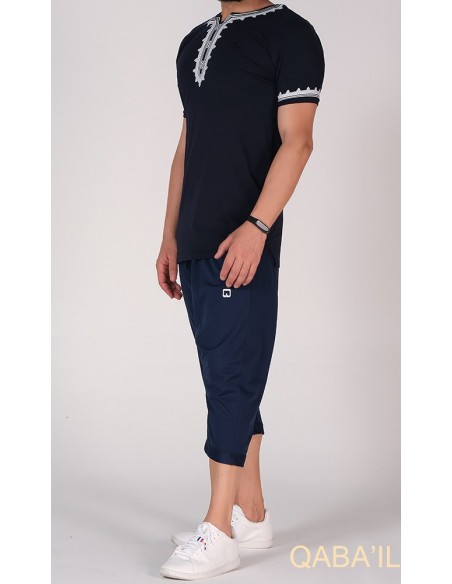tee shirt etniz  bleu nuit- Qaba'il
