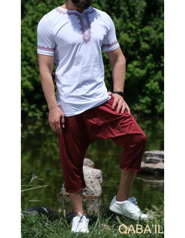 tee shirt etniz blanc et...