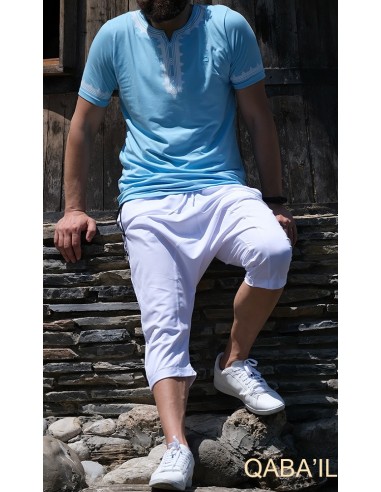 tee shirt etniz bleu ciel-qaba'il