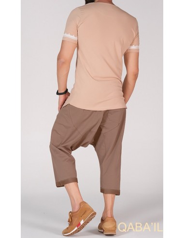 tee shirt etniz beige-qaba'il
