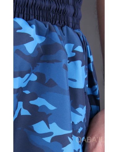 sarouel de bain army bleu -qaba'il