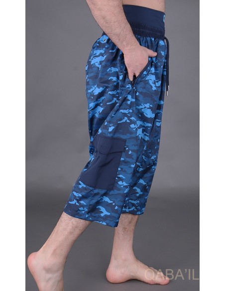 sarouel de bain army bleu -qaba'il