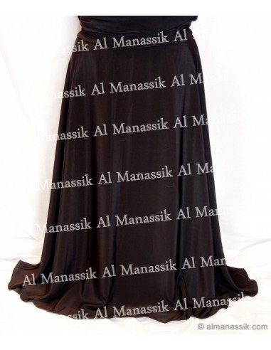 Jilbab : 2 pièces cape + jupe noir