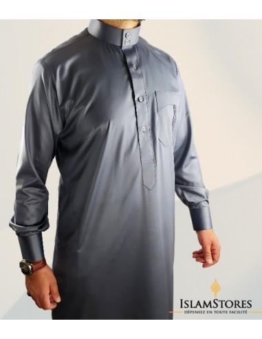 Qamis Saoudien Gris - Émirats collection