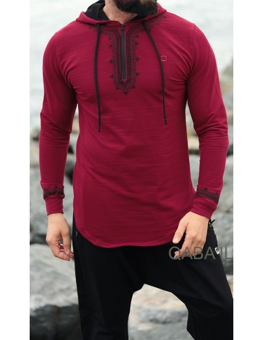 sweat etniz Marocco UP bordeaux-qaba'il