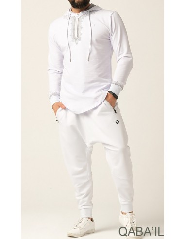 sweat etniz Marocco UP Blanc-Qaba'il