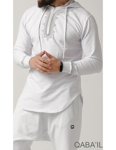sweat etniz Marocco UP Blanc-Qaba'il