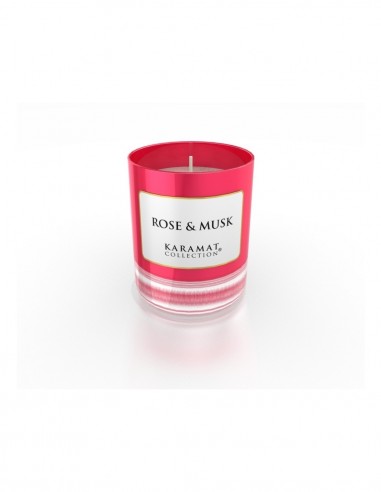 bougie parfumée rose & musk