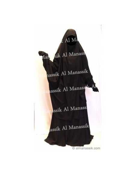 Jilbab Al Manassik 2 pièces Jupe Marron