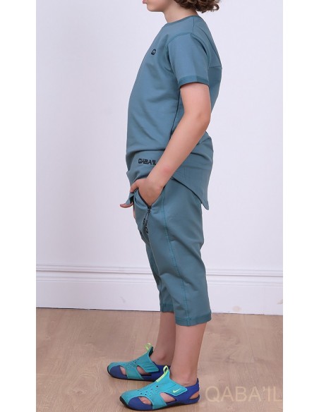 ensemble Nautik enfant vert amande - Qaba'il