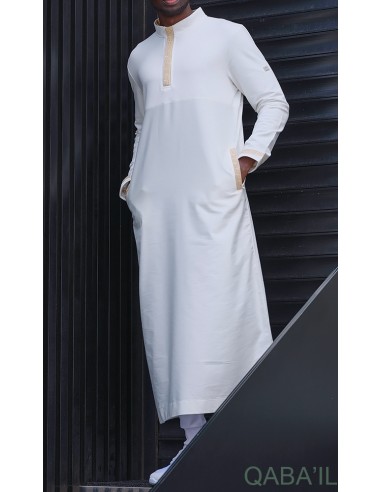 Qamis Eminence Ecru -Qaba'il