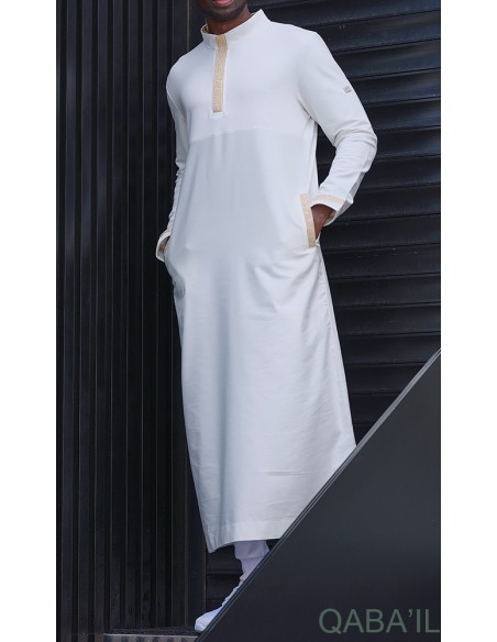 Qamis Eminence Ecru -Qaba'il