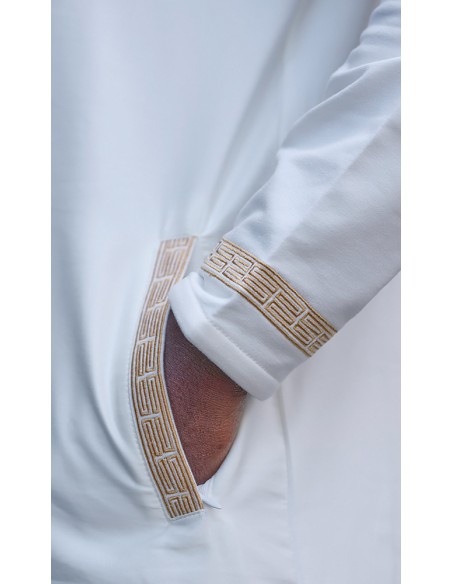 Qamis Eminence Ecru -Qaba'il