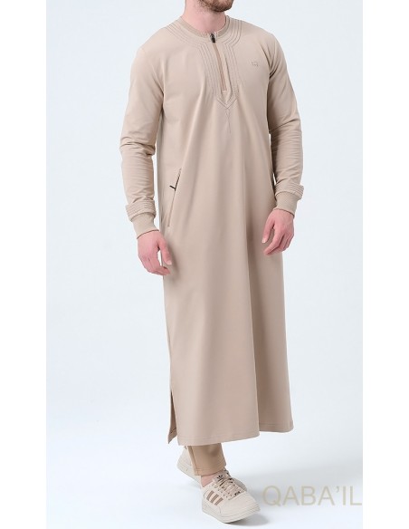 Qamis Sham Beige - Qaba'il