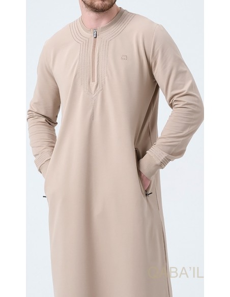Qamis Sham Beige - Qaba'il