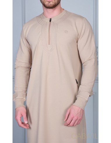 Qamis Sham Beige - Qaba'il