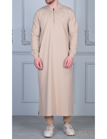 Qamis Sham Beige - Qaba'il