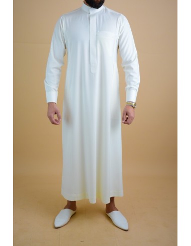 Qamis Mastour Ecru - QM 2030