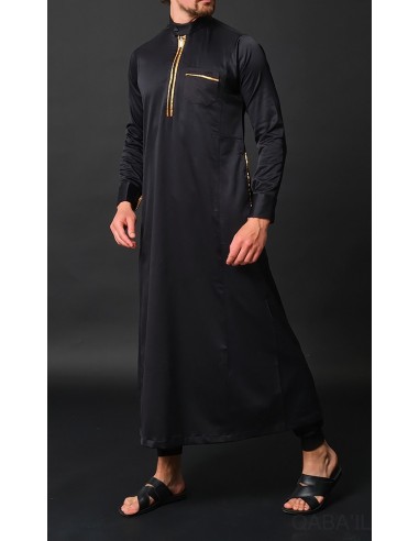Qamis Amir Noir - Qaba'il