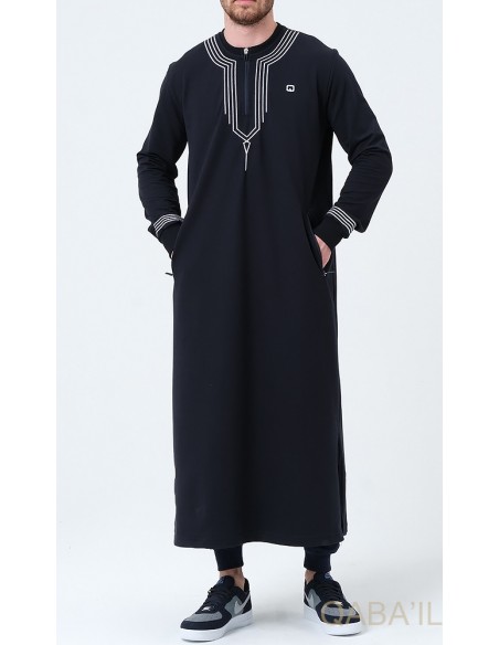 Qamis Long Sham Bleu - Qaba'il