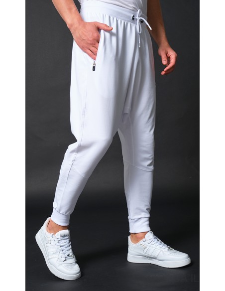 Sarouel Jogging Athletik SW23 Blanc Qaba'il