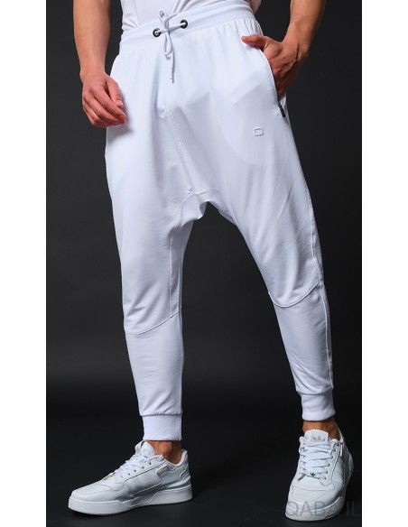 Sarouel Jogging Athletik SW23 Blanc Qaba'il