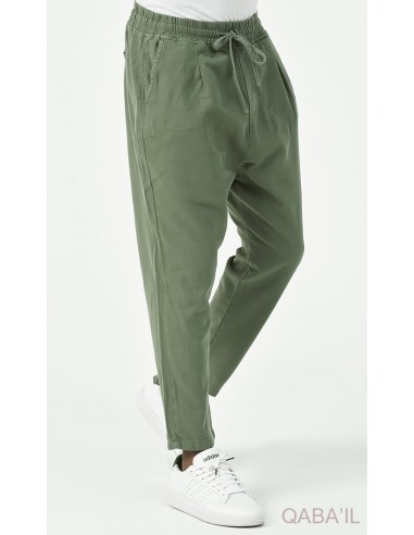 Sarouel Chino Urbain Kaki Qaba'il