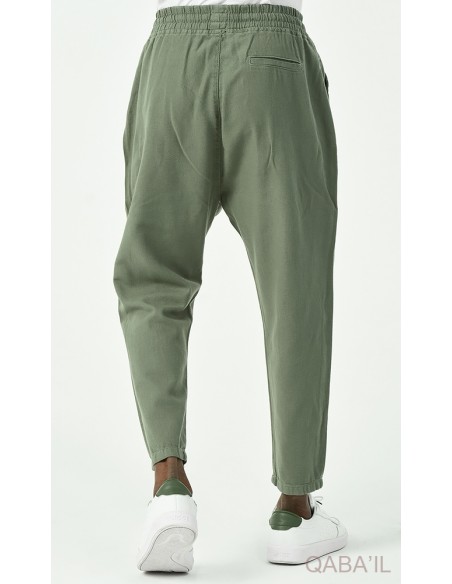 Sarouel Chino Urbain Kaki Qaba'il