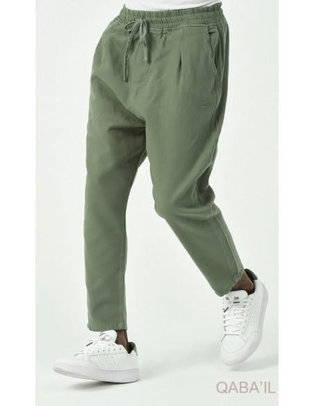 Sarouel Chino Urbain Kaki Qaba'il