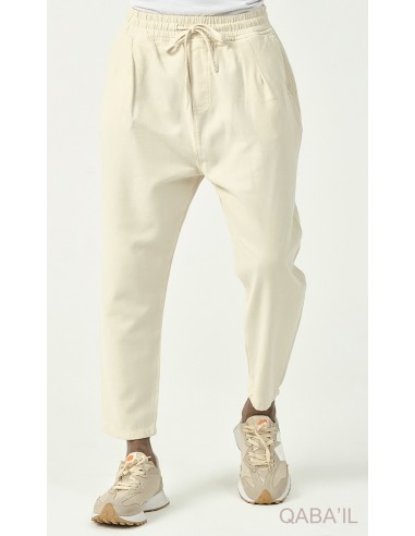 Sarouel Chino Urbain Écru Qaba'il