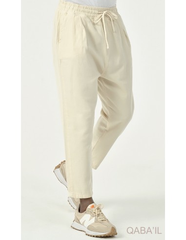 Sarouel Chino Urbain Écru Qaba'il