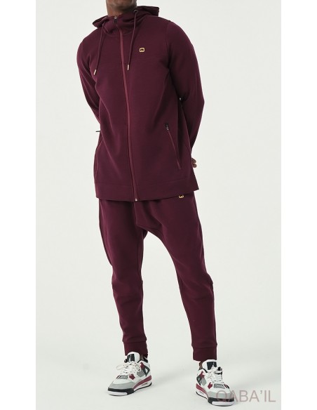 Ensemble Jacket Relaxed Bordeaux Qaba'il