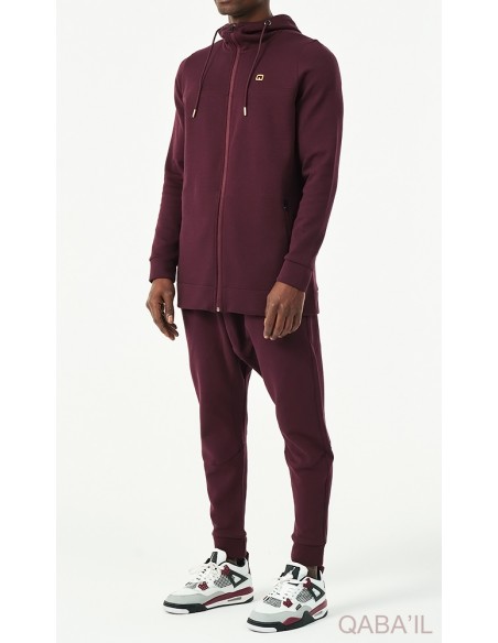 Ensemble Jacket Relaxed Bordeaux Qaba'il