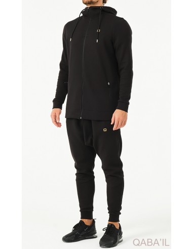 Ensemble Jacket Relaxed Noir Qaba'il