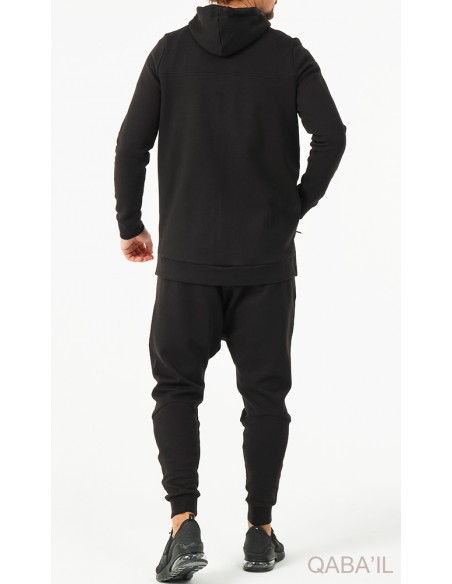 Ensemble Jacket Relaxed Noir Qaba'il