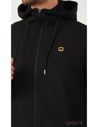 Ensemble Jacket Relaxed Noir Qaba'il