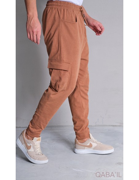 Sarouel Cargo Flex Camel Qaba'il
