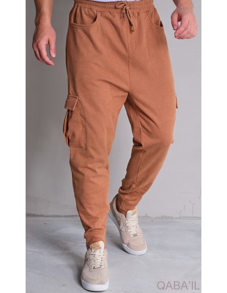 Sarouel Cargo Flex Camel Qaba'il