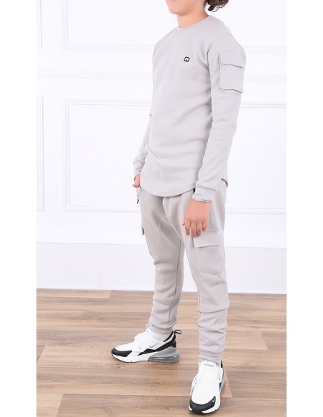Ensemble Sniper Enfant Neo SW23 Gris Qaba'il