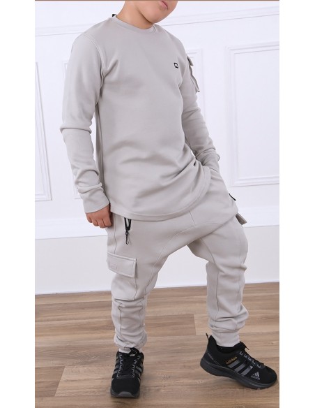 Ensemble Sniper Enfant Neo SW23 Gris Qaba'il