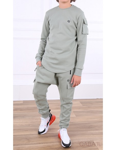 Ensemble Sniper Enfant Neo SW23 Vert Clair Qaba'il