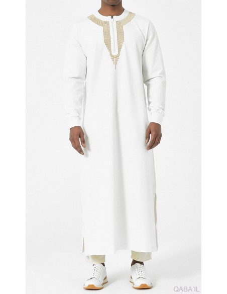 Qamis Long Sham R24 Ecru Qaba'il