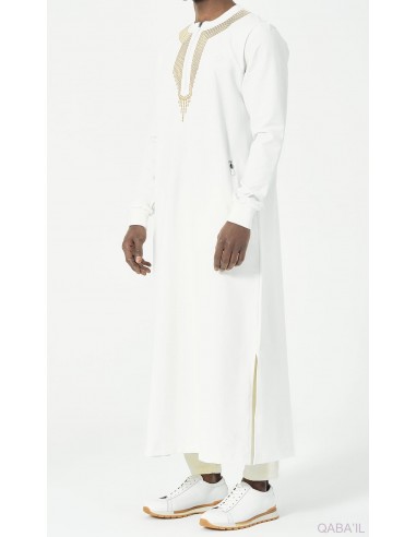 Qamis Long Sham R24 Ecru Qaba'il