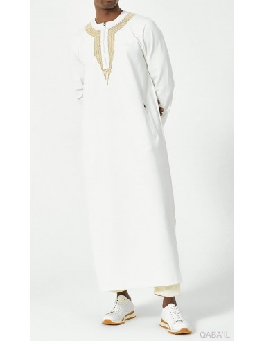 Qamis Long Sham R24 Ecru Qaba'il