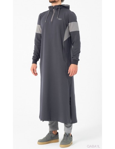 Qamis Jogging Unik Anthracite Qaba'il